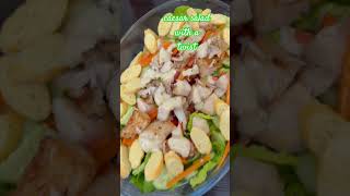 Chicken Caesar Salad with a twist vegetables diet healthy food dubai viral trending uae [upl. by Etteneg713]