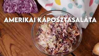 Amerikai káposztasaláta  coleslaw  Mindmegettehu [upl. by Cyb]