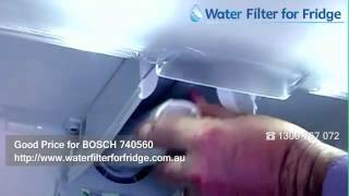 Waterfilterforfridge BOSCH 740560 [upl. by Ihcur353]