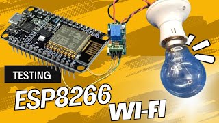 Get connected with WIFI Testing your ESP8266 Modulewifi [upl. by Aemat]