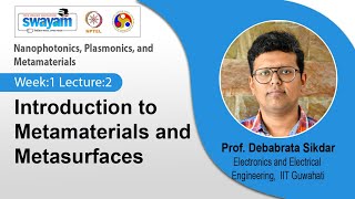 Lec 2 Introduction to Metamaterials and Metasurfaces [upl. by Jarrow]