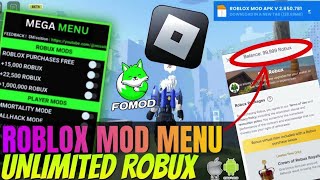 Roblox mod menu Free robux and shopping  Fly Speed amp Unlimited Robux 2024 roblox [upl. by Aidnac]