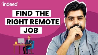 Remote Job Kaise Paayein in 5 Simple Steps ft Lokesh Lalwani  Indeed India [upl. by Ehcadroj]