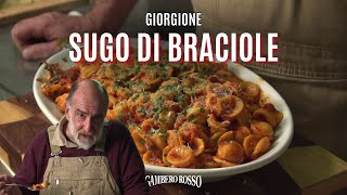 Orecchiette al sugo di braciole alla pugliese  Le Ricette di Giorgione [upl. by Stagg]