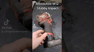 Milwaukee M12 Stubby Impact Wrench 🔧  My FAVORITE TOOL 😍 [upl. by Ynnij]