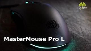 Souris gaming MasterMouse Pro L de Cooler Master  Présentation  GinjFocom [upl. by Rossing]