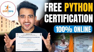 ISRO Launched Free Python Certification Course in 2024  Learn From Experts  GISS amp Python Course [upl. by Pickens338]