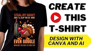 How to design tshirt in Canva Print on Demand for beginners step by step tutorial [upl. by Aneres170]