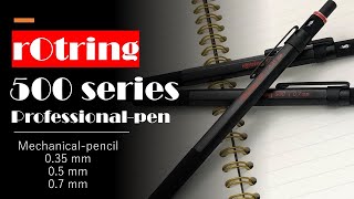 rOtring 500 Professional Mechanicalpencil 0705035 mm Short [upl. by Bonny690]