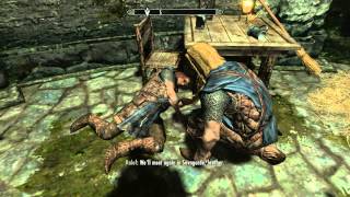 Elder Scrolls V Skyrim  Walkthrough  Part 1  Escape Helgen [upl. by Tiemroth]