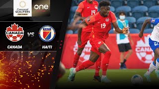 HIGHLIGHTS  Canada v Haiti  CONCACAF Mens World Cup Qualifiers Qatar 2022 [upl. by Arlena184]