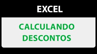 Como Calcular Descontos no Excel Rapidamente  shorts [upl. by Nais]