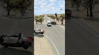 Realistic Highway Car Crashes 91  BeamNGdrive [upl. by Alverta327]