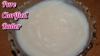 How To Make Pure Clarified Butter  Desi Ghee  Asli Ghee Recipe  Bihaar Cooks  Homemade  Easy [upl. by Nahtannhoj237]