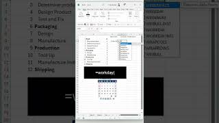 Skip Weekends Smart Date Adding in Excel shorts [upl. by Alleon10]