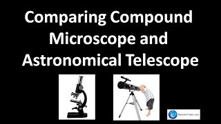 Comparing Compound Microscope and Astronomical Telescope  Use of Lenses in Optical Instruments [upl. by Seton343]