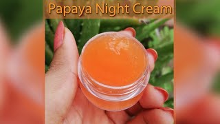 Papaya Night CreamGlowing✨and brightening skininvisible song shorts [upl. by Acherman]