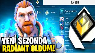 YENİ SEZONDA tekrardan RADİANT OLDUM  Valorant [upl. by Sunda]