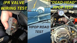 OBS FORD 73 POWERSTROKE HPOP TEST [upl. by Harness]