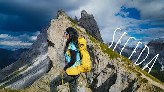 Hike to Rifugio Firenze  Seceda  Dolomites [upl. by Aluap]