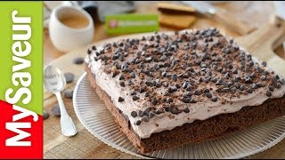 Poke Cake café Chocolat La bonne cuisine des blogs [upl. by Hitt]