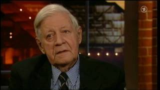 Helmut Schmidt bei Beckmann 2010 77 [upl. by Noned]