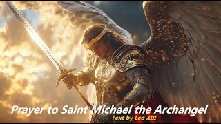 Prayer to Saint Michael the Archangel sung text by Pope Leo XIII [upl. by Ragg632]