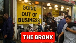 RECESSION  GOING OUT BUSINESS NYC SOUTH BRONX DAILY TOUR [upl. by Joslyn]