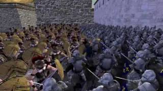 RTW Deadliest Warrior 2 Medieval France vs Ancient Sparta [upl. by Lita724]