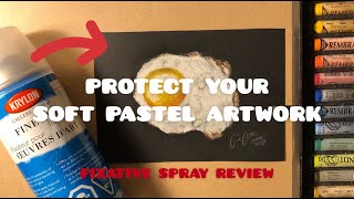 How to protect your Pastel Artwork  Fixative Spray REVIEW [upl. by Goss]