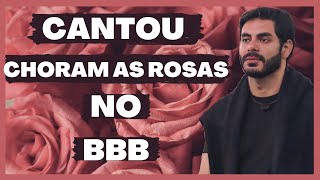 Rodolffo cantando Choram as Rosas no BBB [upl. by Fabe898]