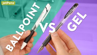 Which is BETTER Ballpoint Vs Gel Pens 💥 [upl. by Nerfe805]