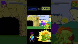 Bartman vs blanka shortsviral mugen [upl. by Kiersten]