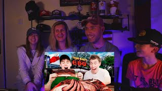 South African amp Family React to Brits Try Texas BBQ [upl. by Faro128]