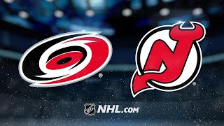 Hischier Noesen lead Devils past Hurricanes 52 [upl. by Juliane384]