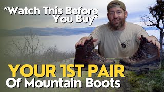 Watch This Before Buying Your First Pair of Mountain boots [upl. by Itsym]