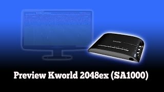 Preview Kworld TVBox 2048ex  Menu amp Image Quality [upl. by Hoopen]