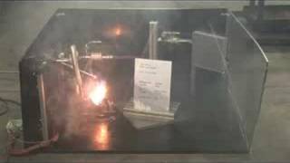 HFO1234yf flammability test  600 Celsius [upl. by Htebyram]