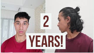 2 YEAR Hair Growth Time Lapse Transformation [upl. by Leunam]