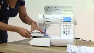 Silver 9500E Sewing and Embroidery Machine Demonstration [upl. by Hashum]