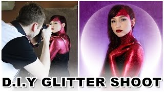 DIY GLITTER SHOOT  Behind the Scenes [upl. by Sarkaria]