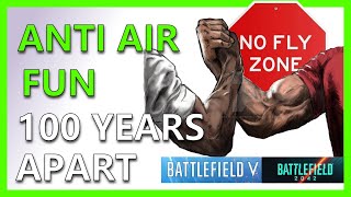 BATTLEFIELD 2042 amp BFV Anti Air Gameplay SRAW Fliegerfaust Tanks Flakpanzers and More [upl. by Gerda802]