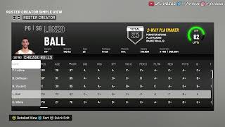 NBA 2K22 How to Assign a Created Player to a Team Add Custom Player to Roster in 2K22 [upl. by Diantha116]