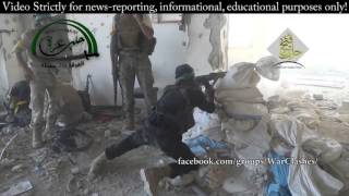 Syria War Intense Insane Urban Clashes Aleppo [upl. by Bozovich669]