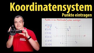 Punkt in ein Koordinatensystem eintragen  einfach erklärt  Lehrerschmidt [upl. by Pena]