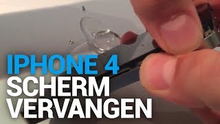 iPhone 4 scherm vervangen  Fixjenl [upl. by Nonaihr]