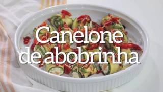 Receita canelone de abobrinha [upl. by Leumas]