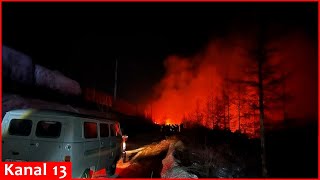 Ukrainian Security Service blows up another train in Buryatia Important Russian railroad destroyed [upl. by Katharine]