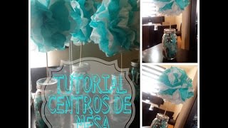 TUTORIAL CENTRO DE MESA para baby shower [upl. by Imyaj]