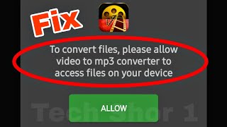 How to Fix Video to mp3 Converter Not Starting Problem Solve [upl. by Pascale]